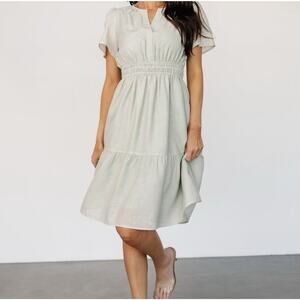 Baltic Born | Dresses | Baltic Born Clarisa Lace Midi Dress In Cream |  Poshmark